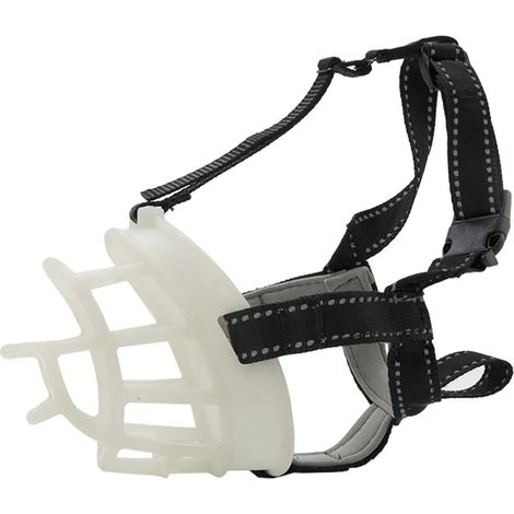 Muselière ajustable, colorée et douce pour chien, muselière pour cage, anti-morsure, anti-aboiement, protège-dents sécurisé, accessoires pour animaux (1/5)