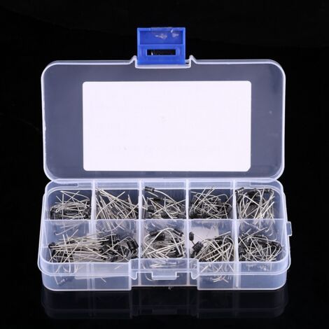 Kit électronique d'assortiment de 200 diodes redresseuses (10 valeurs ...