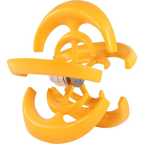 Kit d'éolienne 400 W double couche à 5 pales pour la recharge, jaune 48 V (1/5)