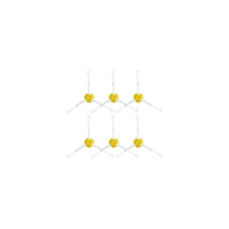 Accesorios para aspiradoras, cepillo lateral, compatible con Roomba series 800, 900, 860, 870, 880, 890, 966 y 980 (Color: 6 cepillos laterales) - Crezuo