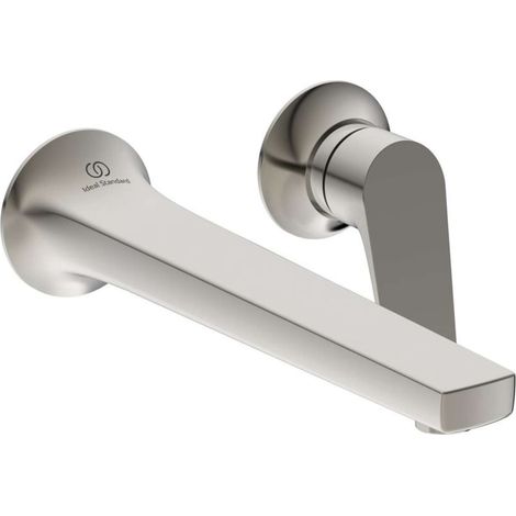Ideal Standard La Dolce Vita - Grifo empotrado de lavabo, montaje de 2 orificios, Silver Storm BD957GN (1/3)