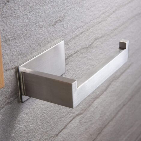 Porte-mouchoir autocollant en acier inoxydable de style nordique de couleur naturelle 1pc (1/4)