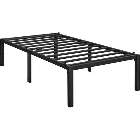 Homevive Base Metal Base Estructura de Cama con Espacio Almacenamiento Bajo para Colchón Cama Doble 90 x 190 cm