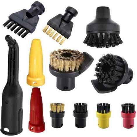 Aspirateur Vapeur - Accessoires - Compatible Sc1 À Sc7 Et Ctk10 À Ctk20 - Brosse À Tête Incluse - Pour Nettoyage Sols Et Surfaces Dures - 1 Set (1/4)