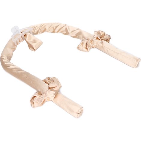 Fer à friser sans chaleur en mousse EVA, portable et idéal pour les voyages. Outil de coiffure pour femmes. Couleur Champagne. (1/5)