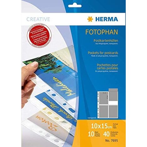 HERMA 7695 porta biglietti Trasparente (1/5)