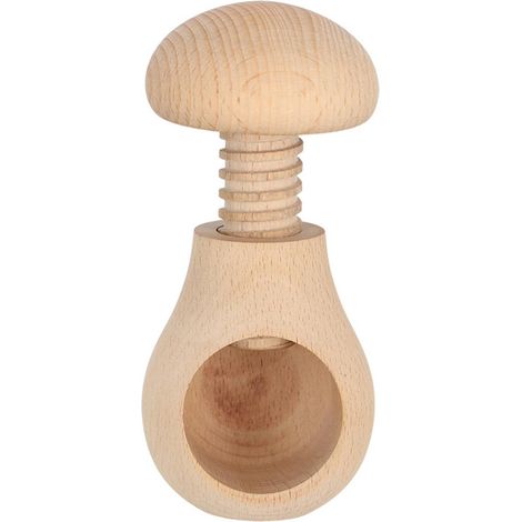Cascanueces de madera con forma de seta (1/4)