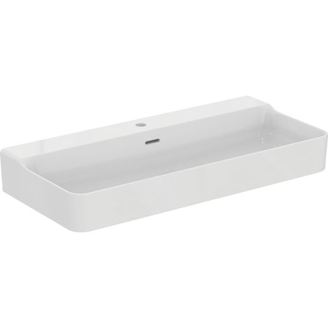 Ideal Standard Lavabo Conca, 1 agujero para grifo, pulido, (1/4)