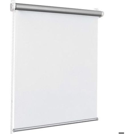 Store enrouleur occultant sans perçage – Revêtement argenté – Largeur 35cm – Longueur 160cm – Isolation thermique (1/5)