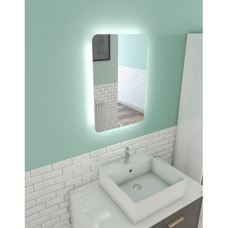 Specchio Bagno LED retroilluminato 40x60x3.5 cm - ATMOSPHERE (1/5)
