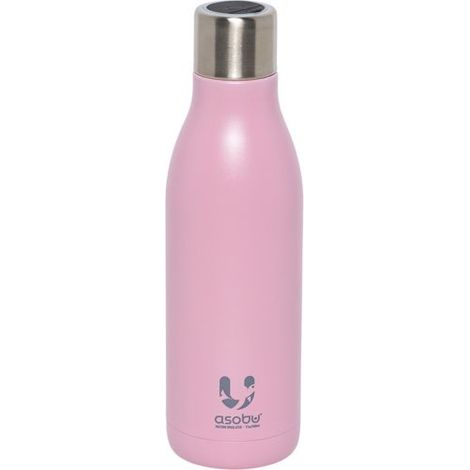 Asobu UV-Light Wasserreinigungsflasche Rosa 0,5 L