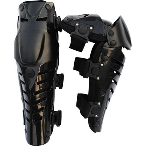 Genou Coude Genouillères Protège-tibias longs Protège-tibias Protège-tibias Protège-bras Équipement de protection pour Motocross Moto Vélo Skateboard Vélo (1/4)