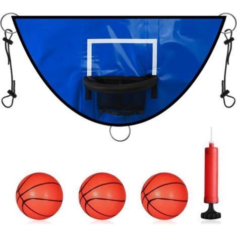 Panier de basket trampoline, planche universelle, mini panier de basket, trampoline avec mini basket, accessoires pour enfants et adultes, intérieur et extérieur (1/5)