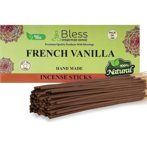 Räucherstäbchen Vanille chemiefrei French-vanilla 100 Sticks (150GM) (1/5)