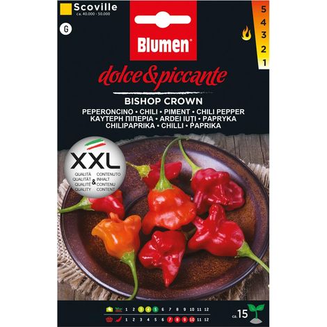 SEMI DI PEPERONCINO DOLCE E PICCANTE BISHOP CROWN (1/2)