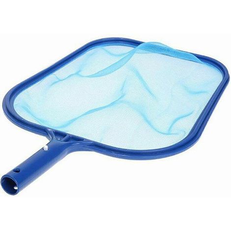 2 épuisettes de piscine, des skimmers professionnels, des râteaux de piscine et des produits de nettoyage pour piscine. (1/4)