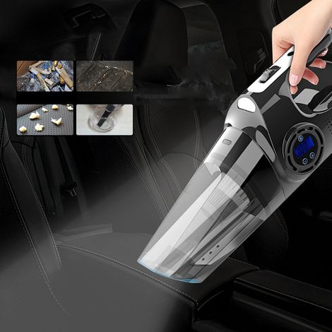 Multifunktionaler, kabelloser 120-W-Staubsauger (4-in-1) mit USB-Akku und Beleuchtung für Zuhause und Auto (1/5)