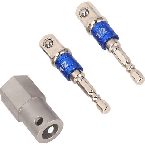 Adaptateur de perceuse à manivelle pour cric de remorque en acier inoxydable avec douille de 2 1/2 pouces (1/5)