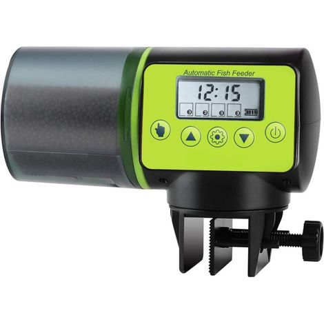Bardusch-Distributeur nourriture poisson 200 ml LCD – 4 repas/jour – aquarium/tortue (1/5)