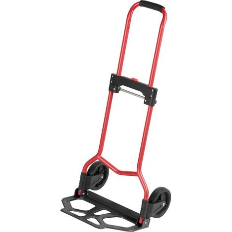 Meister Carretilla plegable roja capacidad 60 Kg (1/4)