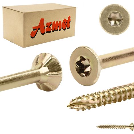 Vis à bois WT-50040 - 5x40 mm - 250 pièces - Torx - Résistants et durables