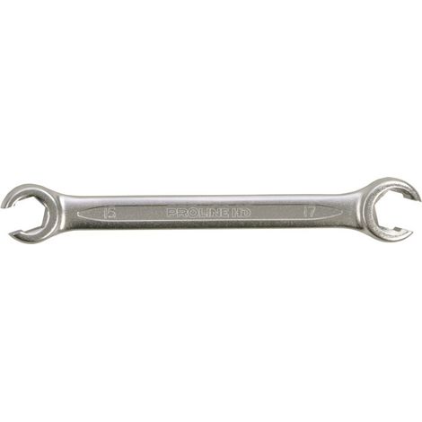 clé plate no-name 36055 forgée chromée satinée 15x17mm