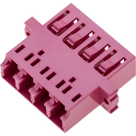 BeMatik - Coupleur fibre optique Quad OM4 multimode LC vers LC (1/5)