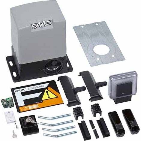 DELTA 3 KIT FAAC 230V Torautomatisierungs-Schiebesatz 900KG DELTA3 Motor 741 E Z16 - 105630445 (1/4)