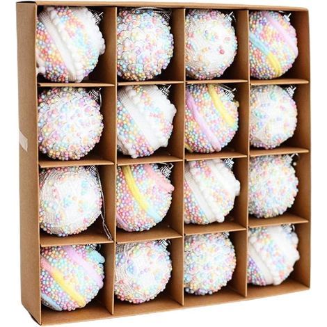 Multifunktionale Weihnachtskugel als dekoratives Accessoire für Zuhause: Schaumstoffkugel-Anhänger für den Weihnachtsbaum, stimmungsvolle Accessoires für Zuhause, Garten, Partys und Hochzeiten. (1/5)