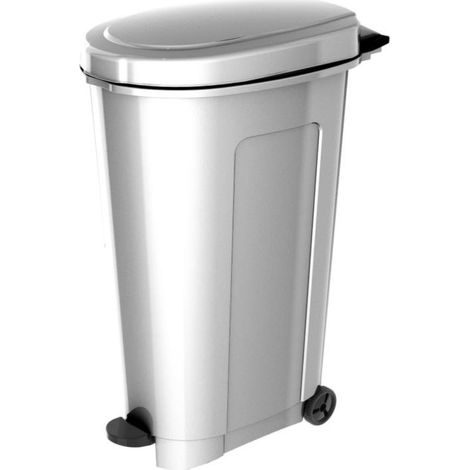 Conteneur en plastique - Fusto - 40 x 60 x 84 cm - Argenté - Livraison gratuite (1/4)