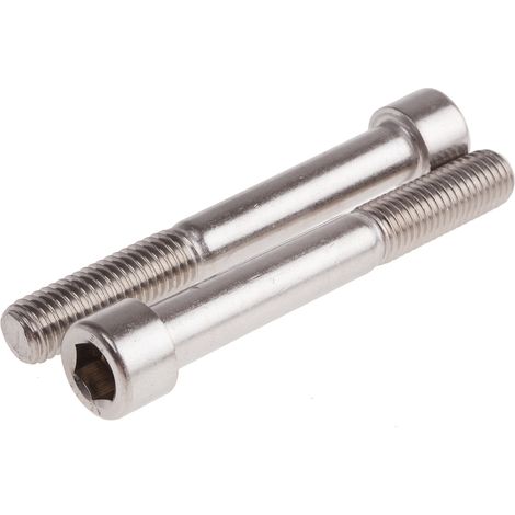 Vis à six pans creux, M12 x 90mm, en Acier Inoxydable ( Prix pour Sachet de 10 )