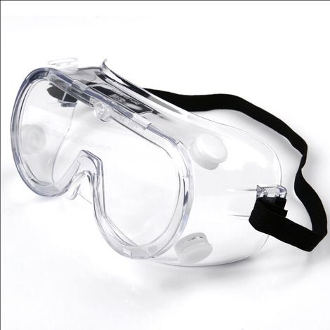 Schutzbrille – Klar mit Antibeschlaggläsern, Schutzbrille für Chemielabore, klar (1/4)