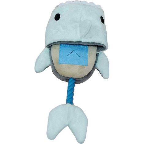 Treat Hiding Jouet pour chien sonore Shark Crocodile Slipper chien jouet à macher interactif Tug of War jouet Snuffle Puzzle jouet pour chiens Mental Stimulation – UN (1/5)