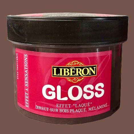 LIBERON Effet à sensations GLOSS Moka Glacé Effet Laqué 0,5 L (1/2)