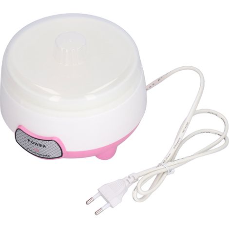 15W 1L Mini-Joghurtbereiter mit 360°-Heizung, automatischer Joghurtzubereitung für Zuhause, EU-Stecker 220V, Rosa (1/5)