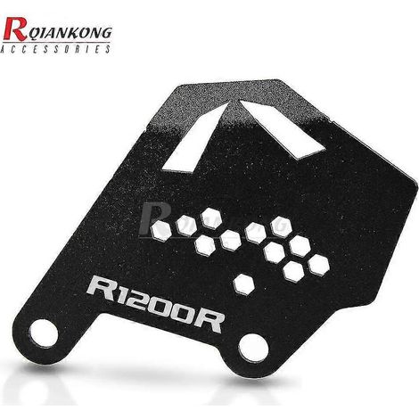 Für BMW R1200GS, R1250GS, R 1250 GS Adventure, R1250R, R1250RS, R1250RT (2013–2024, 2023, 2022): Hinterradbremssattel-Abdeckung mit R1200R-Logo