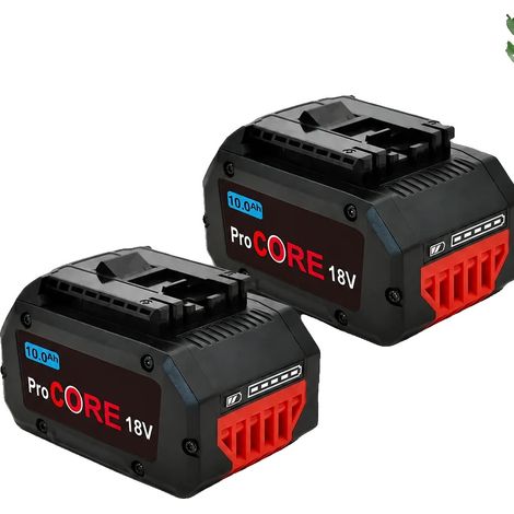 Batterie rechargeable, capacité de 10,0 Ah, compatible avec les outils électriques, 2PCS-10Ah-Batterie, 18V-c (1/2)
