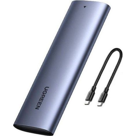 Boitier Externe USB-C - SSD NVMe M.2 2280 - USB 3.1 Gen 2 - Gris - 1 Pièce (1/5)