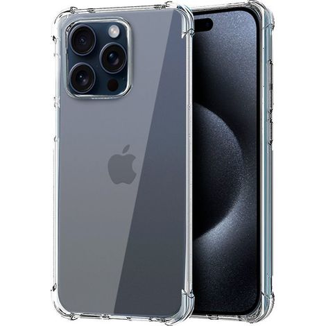 Carcasa COOL para iPhone 15 Pro AntiShock Transparente