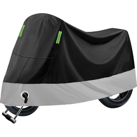 Funda para motocicleta y scooter, 295110140 cm, Impermeable para exteriores, Universal para todas las scooters/motos, Oxford impermeable (1/5)