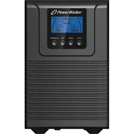 PowerWalker VFI 1000 TGB Double conversion (en ligne) 1 kVA 900 W 4 sortie(s) CA (1/2)