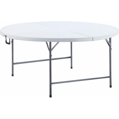 edm-product EDM 73873 Tavolo ausiliario bianco e grigio
