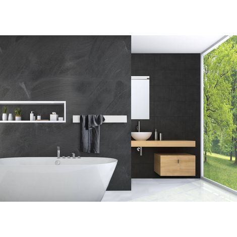 FARHO by Ridea Sèche Serviettes Électrique pour Salle de Bain 60 Cm 60W Blanc. Porte Serviette Chauffage Aluminium avec 3 Modes Contrôle Tactile et Signaux Sonores. Radiateur de Bain (1/4)