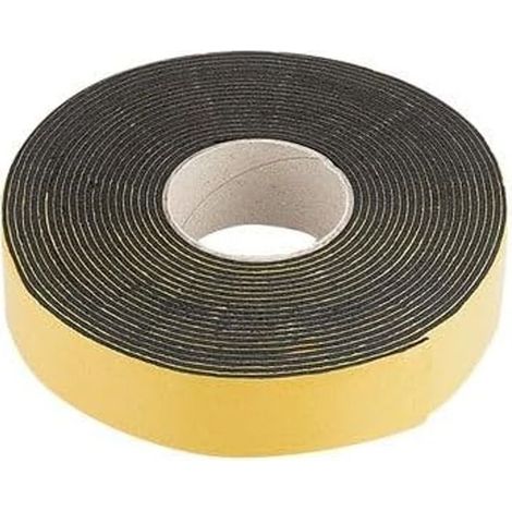 Suinga – Ruban adhésif en mousse de polyéthylène 50 mm – 10 mètres – Résistant aux intempéries et aux UV – Isolation tuyaux chauffage et climatisation (1/5)