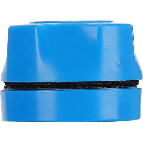 Brosse magnétique miniature pour le nettoyage des vitres d'aquarium, grattoir anti-algues pour aquarium (accessoires bleus) (1/3)