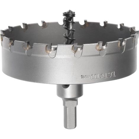 100 mm Carbide Hole Saw for Stainless Steel Sheet Metal (1/4)