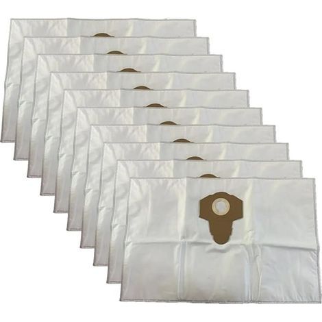 Compatible with Einhell TC-VC1820 / Keepow wet and dry vacuum cleaner accessories: 10 non-woven dust bags (1/4)