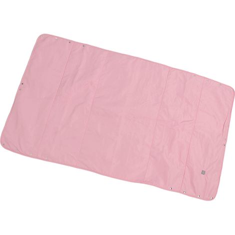 Elektrisch beheizbare Decke mit 3 Heizstufen, tragbar, waschbar, wiederverwendbar und faltbar, aus rosa Baumwolle, ideal für Reisen. (1/5)