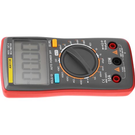 AN113E Hand-Digitalmultimeter mit hintergrundbeleuchteten Messleitungen für Labor und Ausbildung (FactoryRed) (1/5)