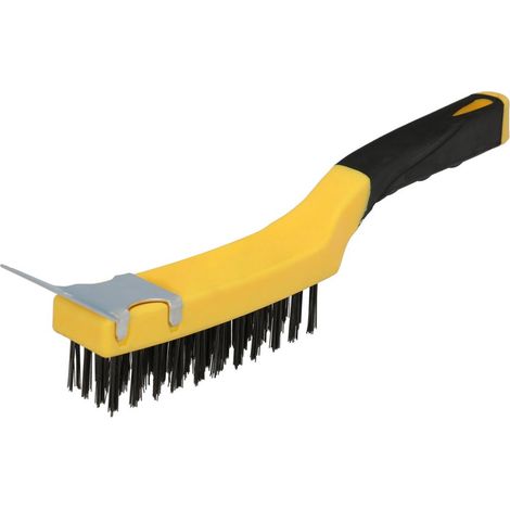 Brosse manuelle Wolfpack linea profesional acier 29 cm grattoir